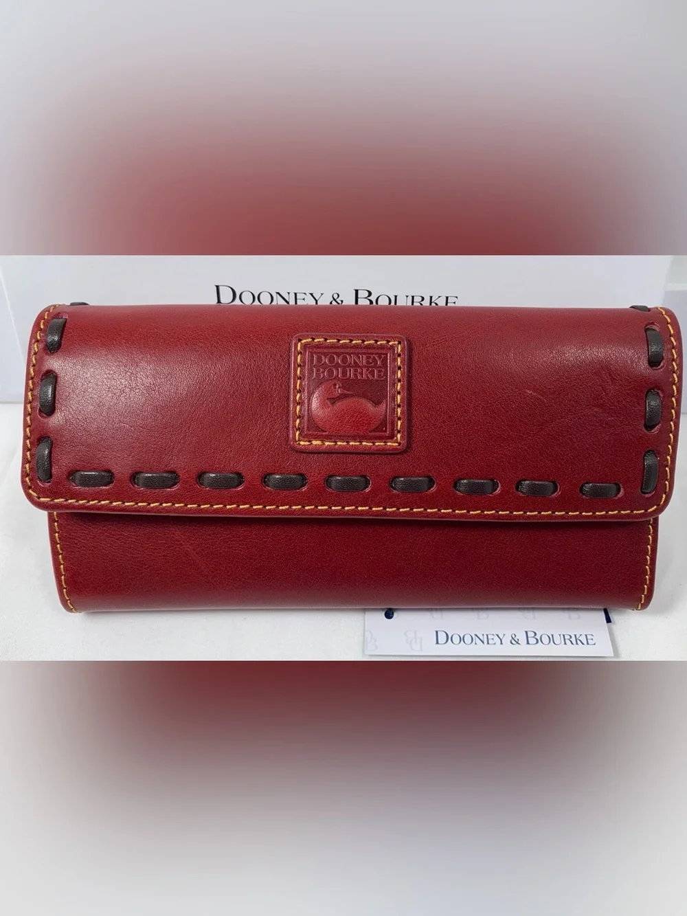 Dooney & Bourke Florentine Continental Clutch in EUC